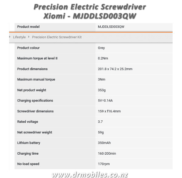 Xiaomi Mijia Electrical Precision Screwdriver Kit