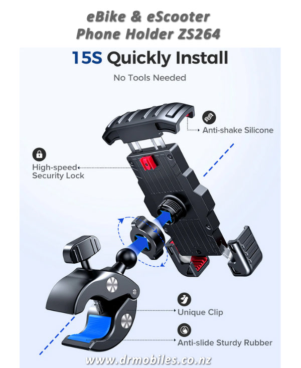 Phone Holder  for eBike, eScooter & Bicycle  Joyroom JR-ZS264