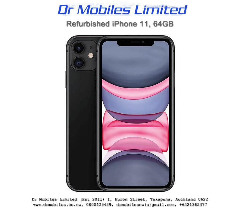 Refurbished Apple iPhone 11, 64G, Space Grey #20550, #33678, #84234