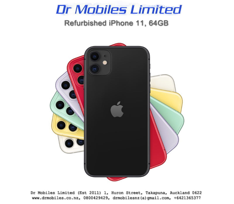 Refurbished Apple iPhone 11, 64G, Space Grey #20550, #33678, #84234