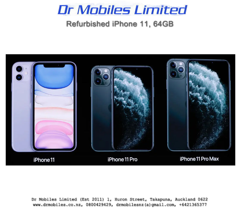 Refurbished Apple iPhone 11, 64G, Space Grey #20550, #33678, #84234