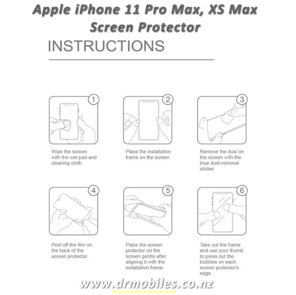 Apple iPhone 11 Pro Max, iPhone XS Max Screen Protector Tempered Glass