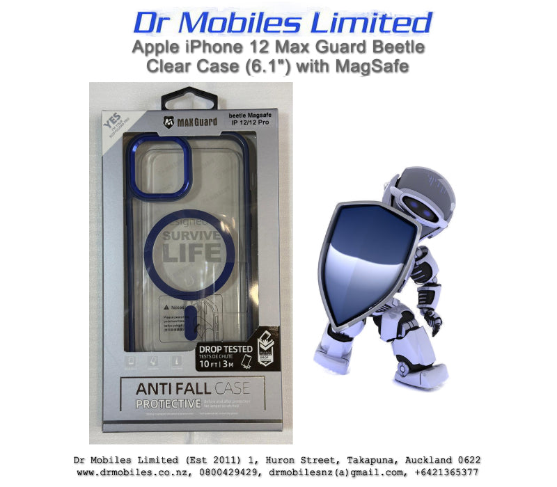 Apple iPhone 12 Max Guard Beetle Clear Case (6.1") with MagSafe