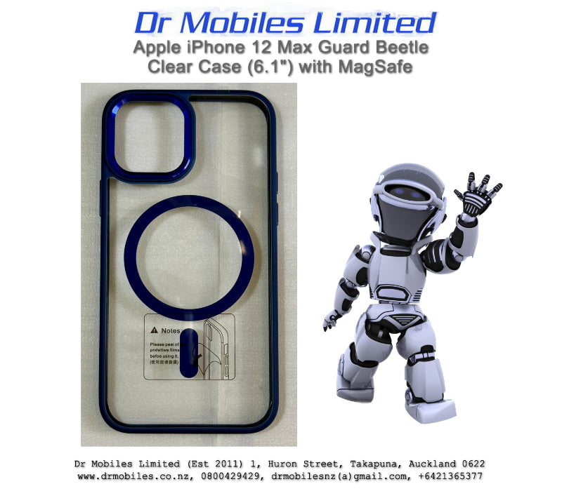 Apple iPhone 12 Max Guard Beetle Clear Case (6.1") with MagSafe