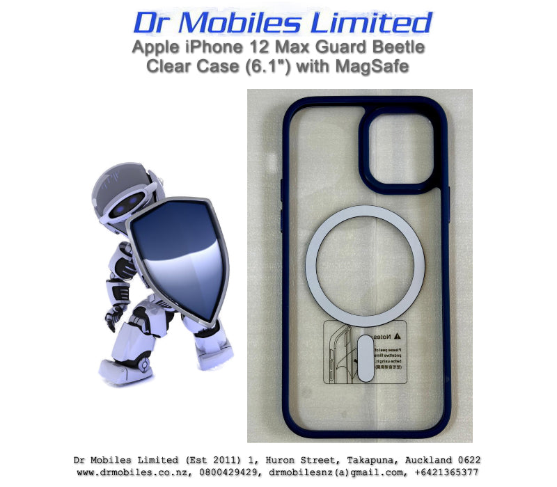 Apple iPhone 12 Max Guard Beetle Clear Case (6.1") with MagSafe