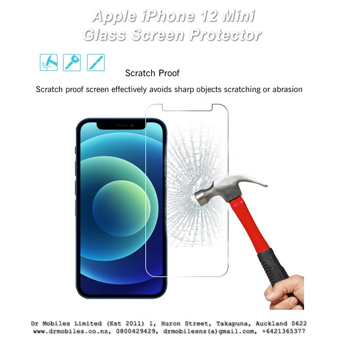 iPhone 12 Mini Glass Screen Protector 9H Hardness Rating