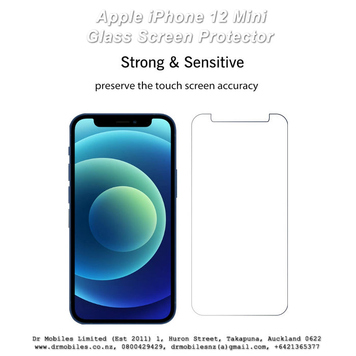 iPhone 12 Mini Glass Screen Protector 9H Hardness Rating