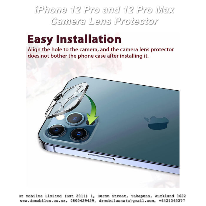 Camera Lens Protector for iPhone 12 Pro or iPhone 12 Pro Max