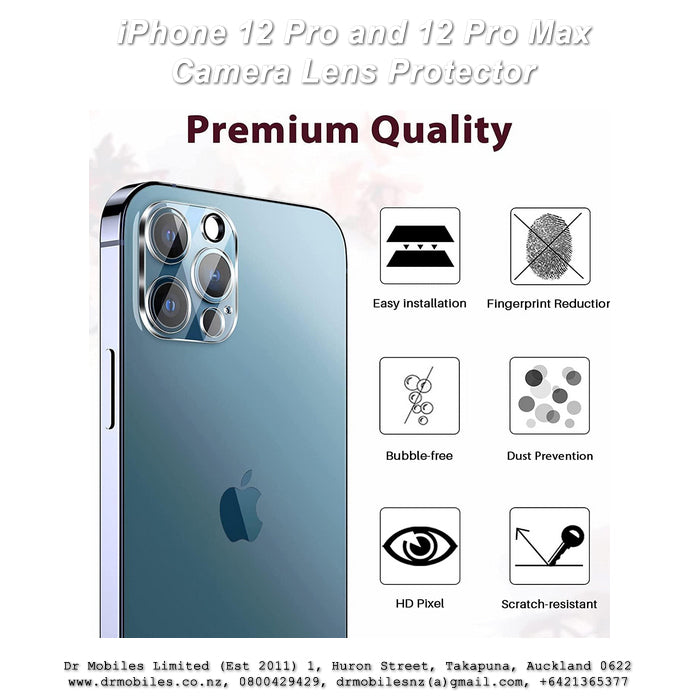 Camera Lens Protector for iPhone 12 Pro or iPhone 12 Pro Max