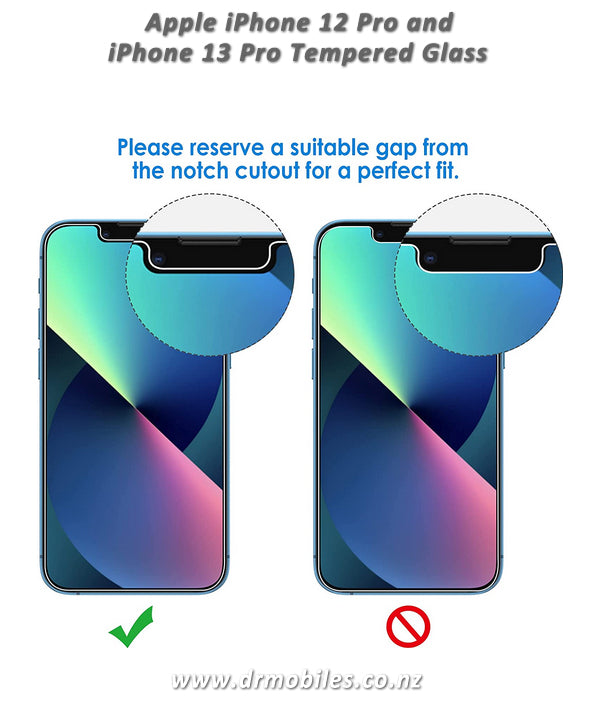 Apple iPhone 12 Pro and iPhone 13 Pro creen Protector Tempered Glass
