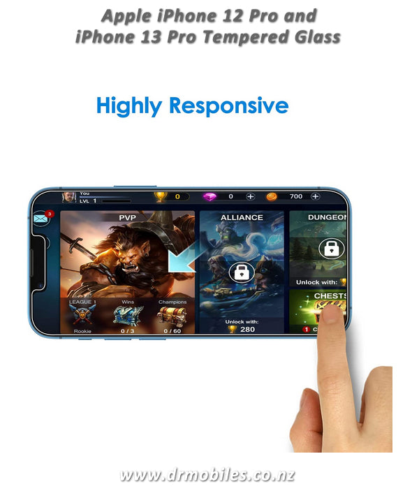 Apple iPhone 12 Pro and iPhone 13 Pro creen Protector Tempered Glass