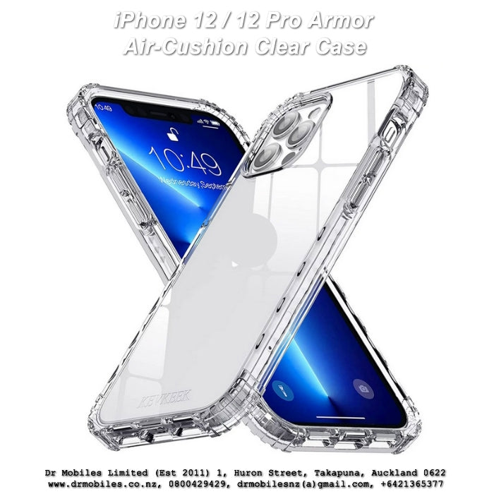 Apple iPhone 12, iPhone 12 Pro Armor Air-Cushion Clear Case