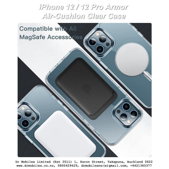 Apple iPhone 12, iPhone 12 Pro Armor Air-Cushion Clear Case