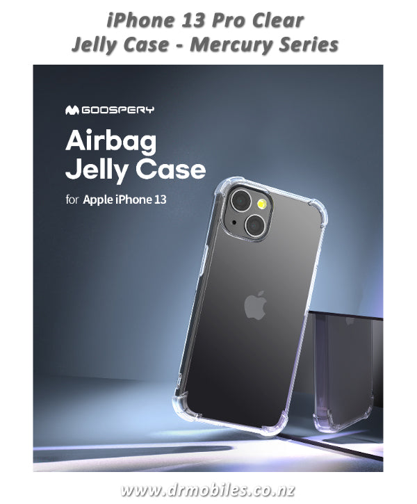 Apple iPhone 13 Pro Goopery Super Protect Jell Case (TransparentTPU Clear Case)
