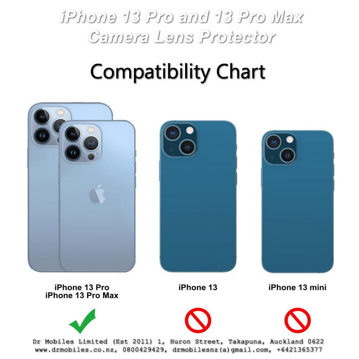 Camera Lens Protector for iPhone 13 Pro or iPhone 13 Pro Max