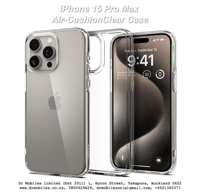 Apple iPhone 15 Pro Max Armor Air-Cushion Clear Case