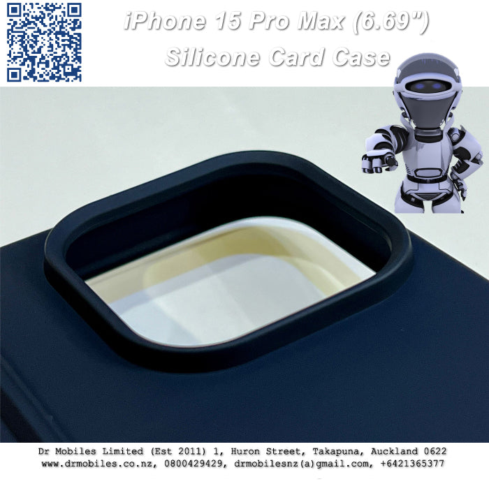 Apple iPhone 15 Pro Max,6.69" Credit Card Case. Anti-Slip