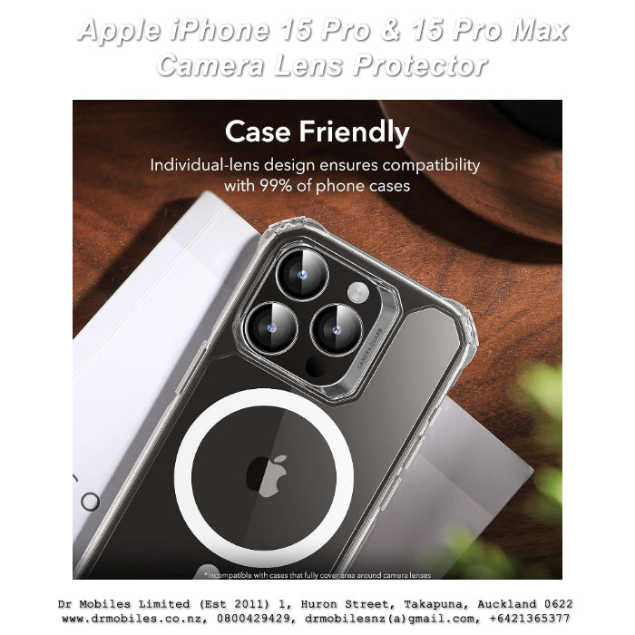Camera Lens Protector for iPhone 15 Pro or iPhone 15 Pro Max