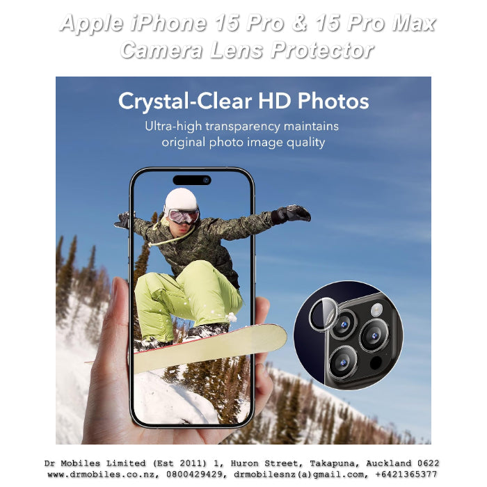 Camera Lens Protector for iPhone 15 Pro or iPhone 15 Pro Max