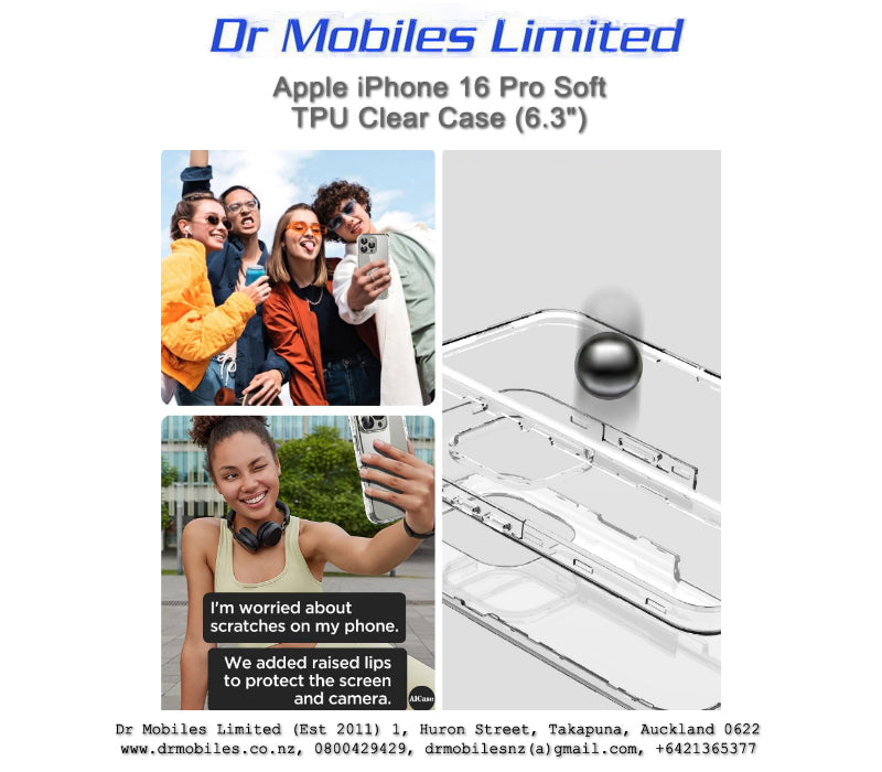 Apple iPhone 16 Pro Soft TPU Case (6.3")