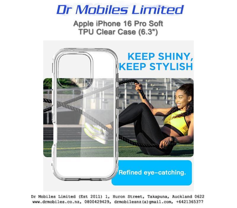 Apple iPhone 16 Pro Soft TPU Case (6.3")