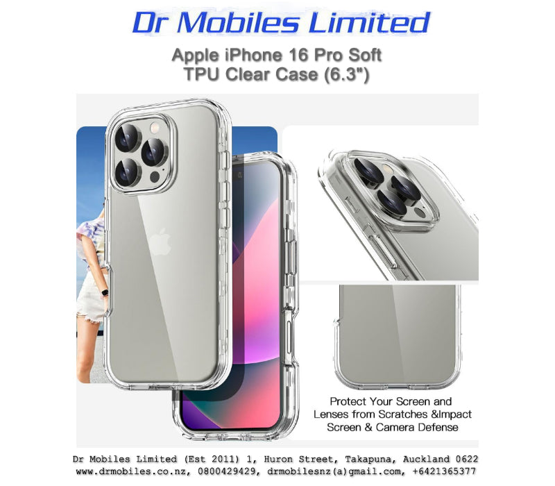 Apple iPhone 16 Pro Soft TPU Case (6.3")