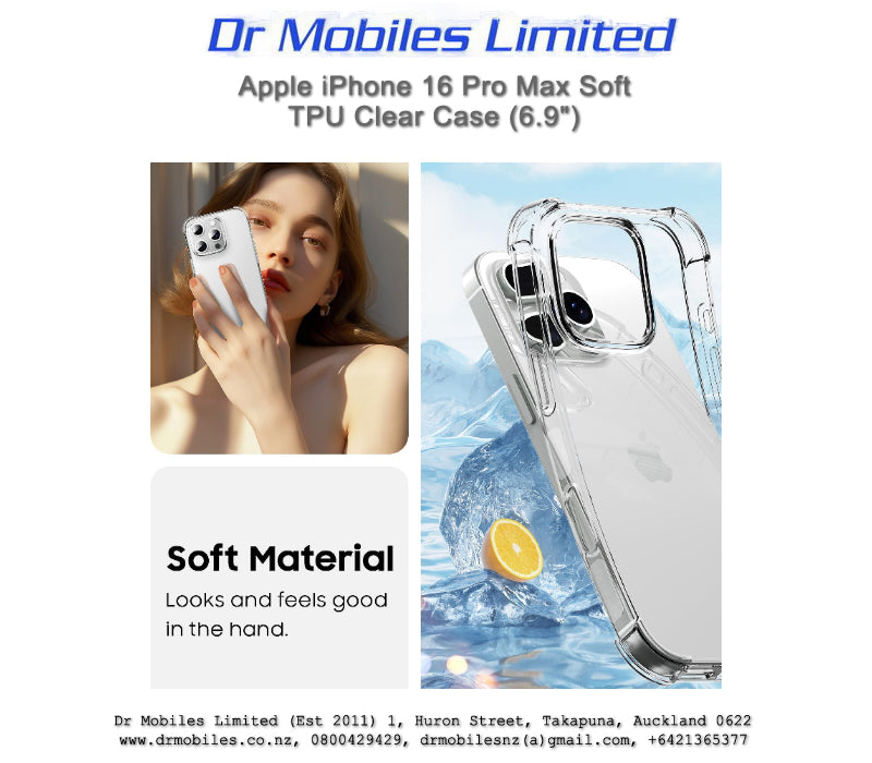 Apple iPhone 16 Pro Max, 6.9" Thin Protecive Case