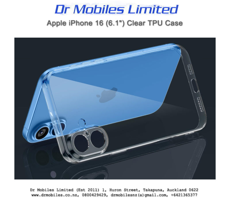Apple iPhone 16 (6.1") Soft TPU Protective Case
