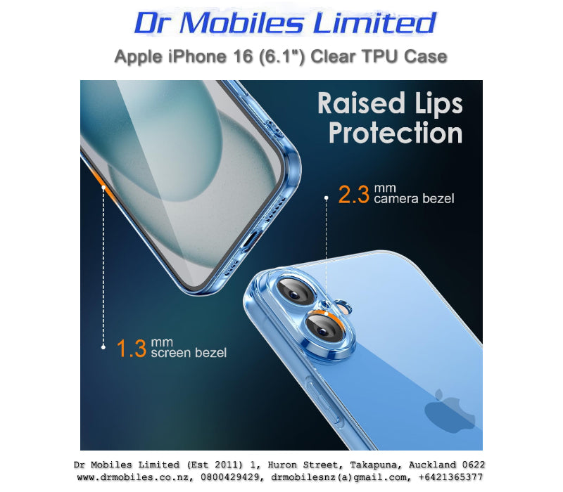 Apple iPhone 16 (6.1") Soft TPU Protective Case