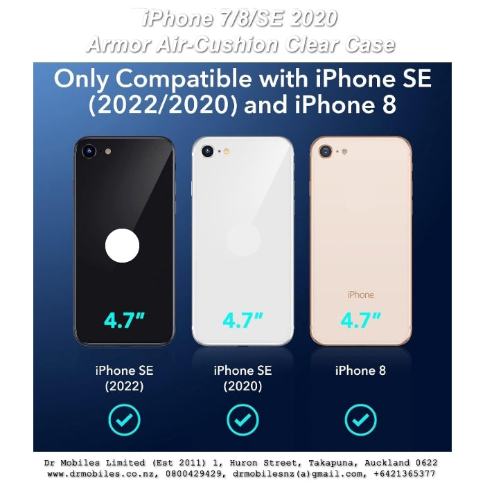 Apple iPhone 7/8/SE 2020 Armor Air-Cushion Clear Case