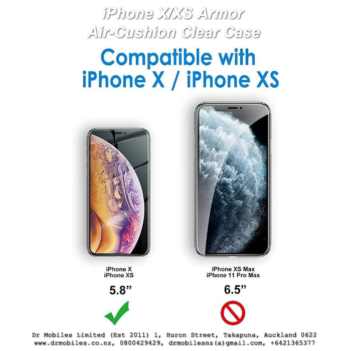 Apple iPhone X / XS Armor Air-Cushion Clear Case