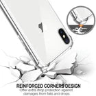 iPhone XS MAX Clear Soft TPU Case Anti Drop