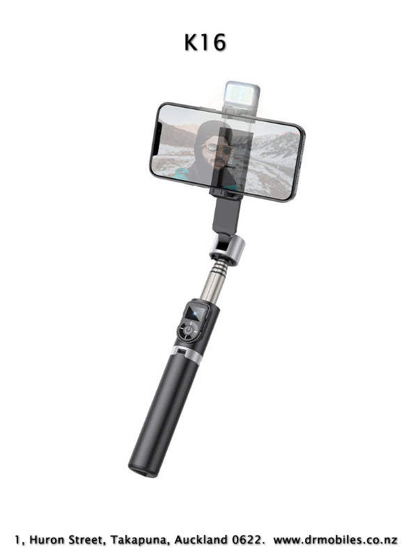 Selfie Stick with LED Light - Hoco K16