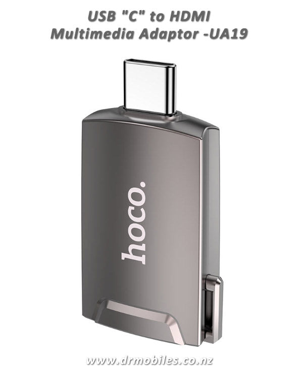 Hoco UA19 USB-C to HDMI Adaptor - Adaptor