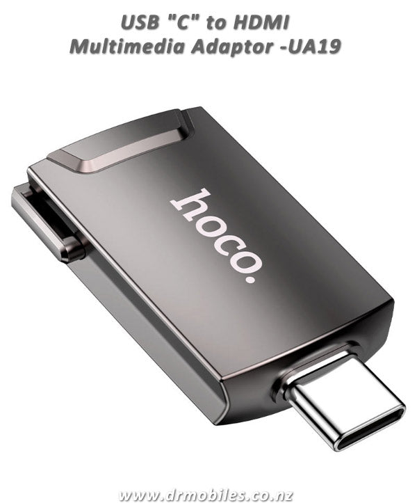 Hoco UA19 USB-C to HDMI Adaptor - Adaptor