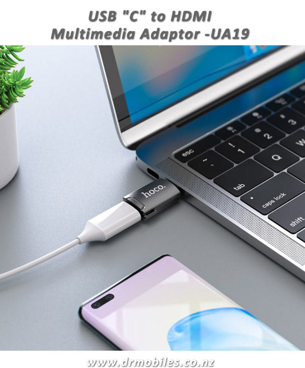 Hoco UA19 USB-C to HDMI Adaptor - Adaptor