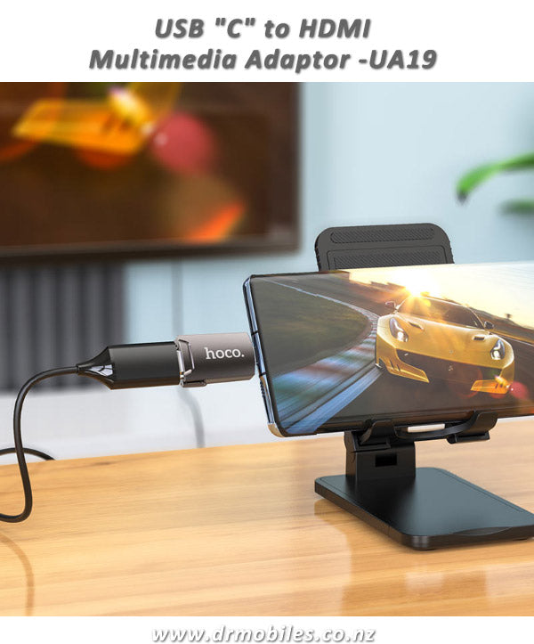 Hoco UA19 USB-C to HDMI Adaptor - Adaptor