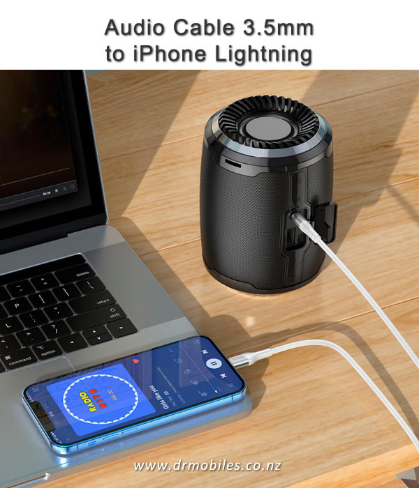 Audio Cable - 3.5mm Jack to iPhone Lightning - Hoco UPA22