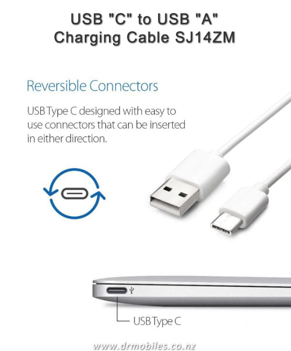 USB "C" Cable to USB "A" 100cm Charging Cable Xiomi SJX14ZM