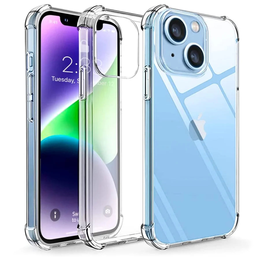 iPhone 16 Plus Clear Soft TPU Case Anti Drop