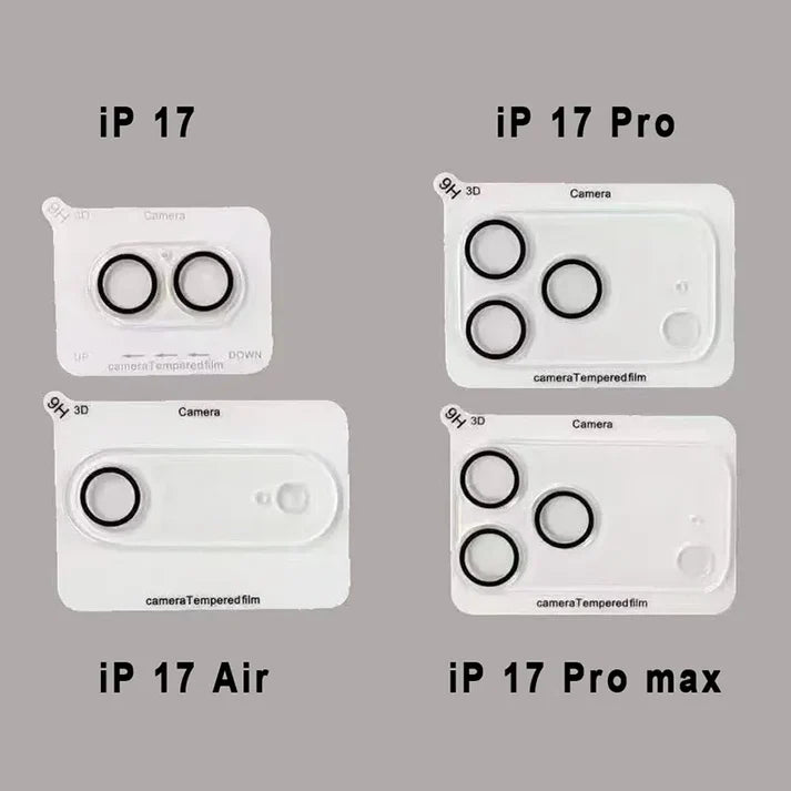 iPhone 17 Air Camera Lens 9H Tempered Glass Protector