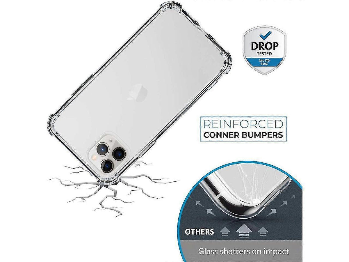 iPhone 11 Pro Clear Soft TPU Case Anti Drop