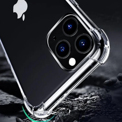 iPhone 11 Pro Max Clear Soft TPU Case Anti Drop
