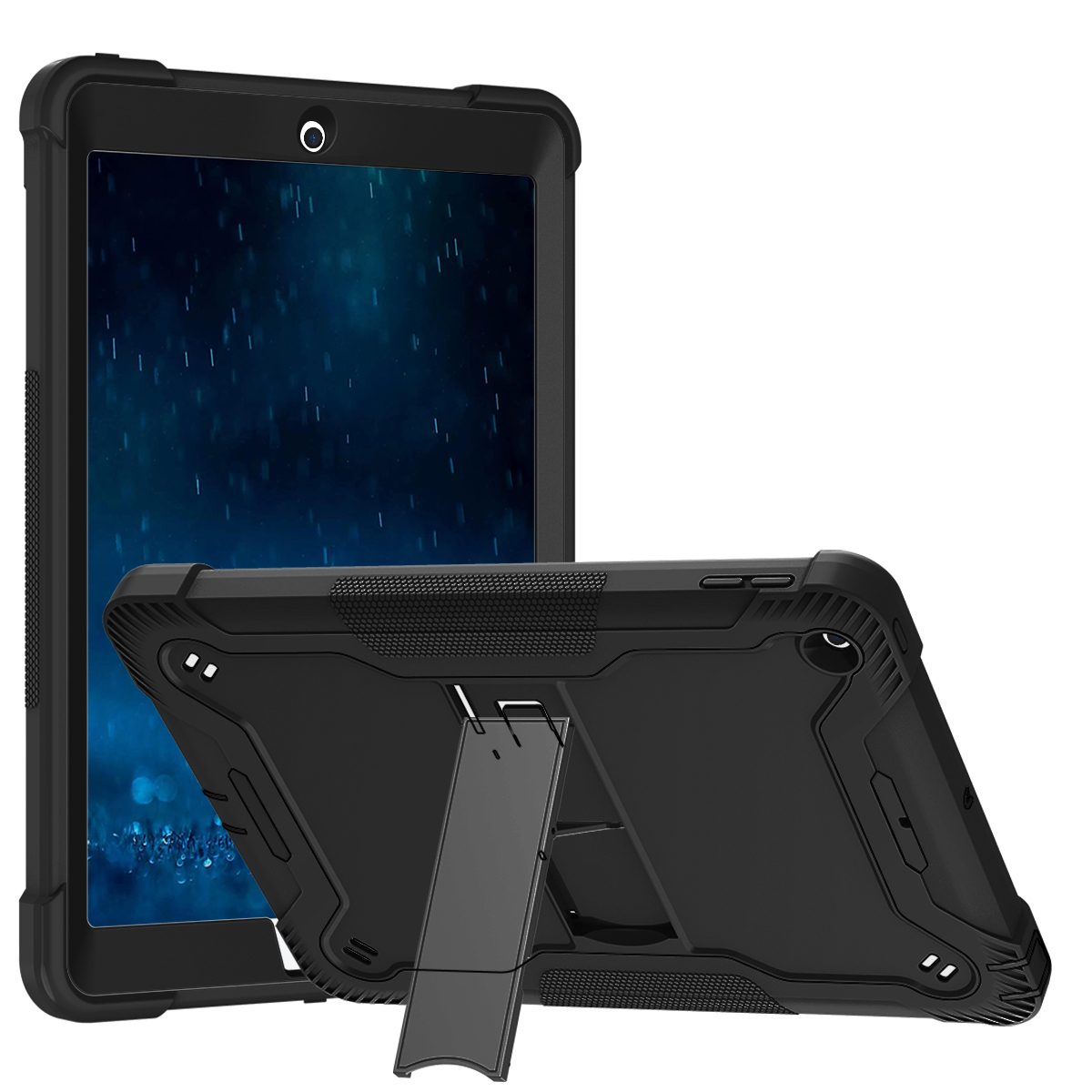 iPad A16 11th/10th 11 inch Armor Rugged Shockproof Case with Stand