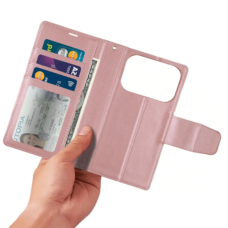 Hanman 2 in 1 MagSafe Detachable Wallet Case for iPhone 13/14/15