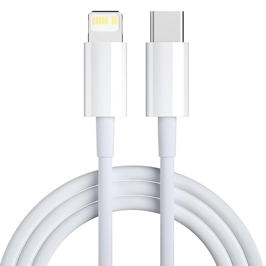 USB-C to Lightning Cable 1M For Apple White
