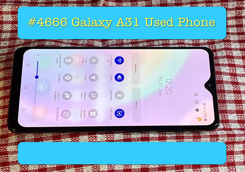 Samsung Galaxy A31 Dual SIM, used smartphone, 4G Network