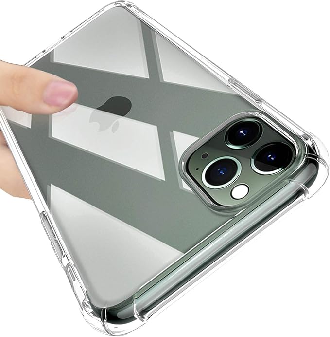 iPhone 11 Pro Clear Soft TPU Case Anti Drop