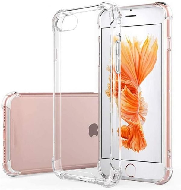 iPhone 6/7/8/SE Clear Soft TPU Case Anti Drop