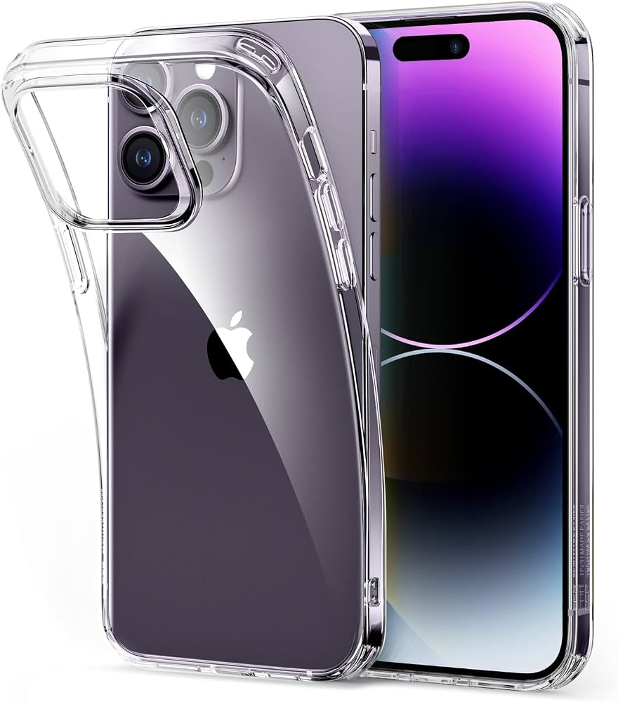 iPhone 16 Pro max Clear Soft TPU Case Anti Drop